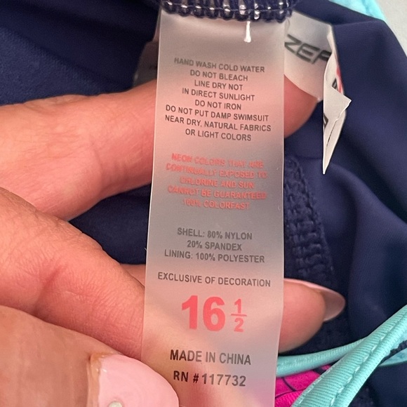 New ZeroXposur Double Strap Swimsuit with Skirt in Regular size 16.5 - Picture 11 of 16